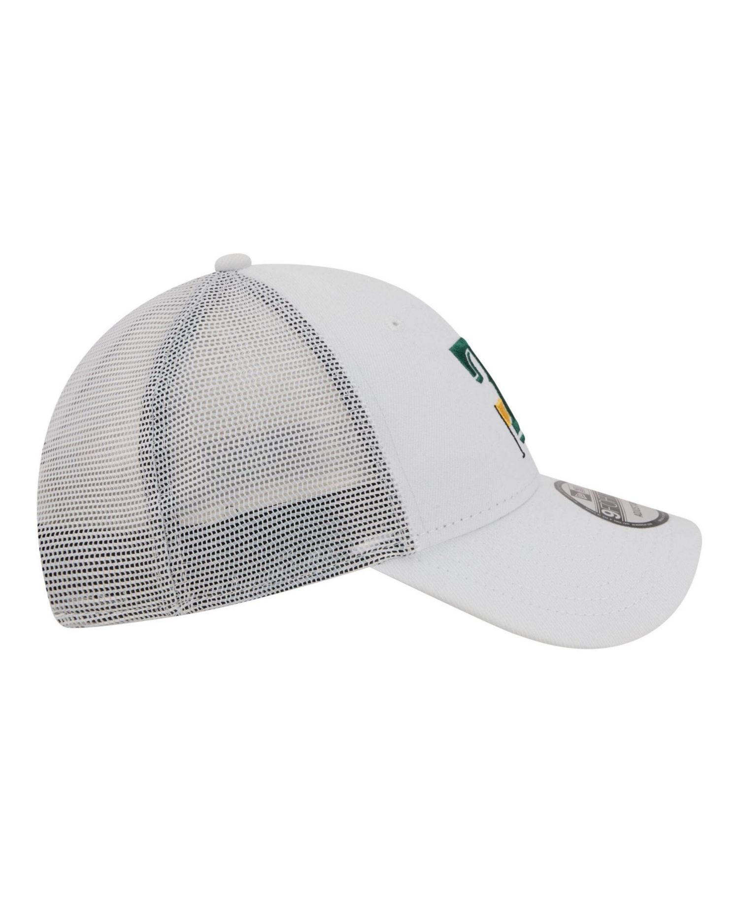 Men's White Texas Rangers Flag 9FORTY Trucker Adjustable Hat
