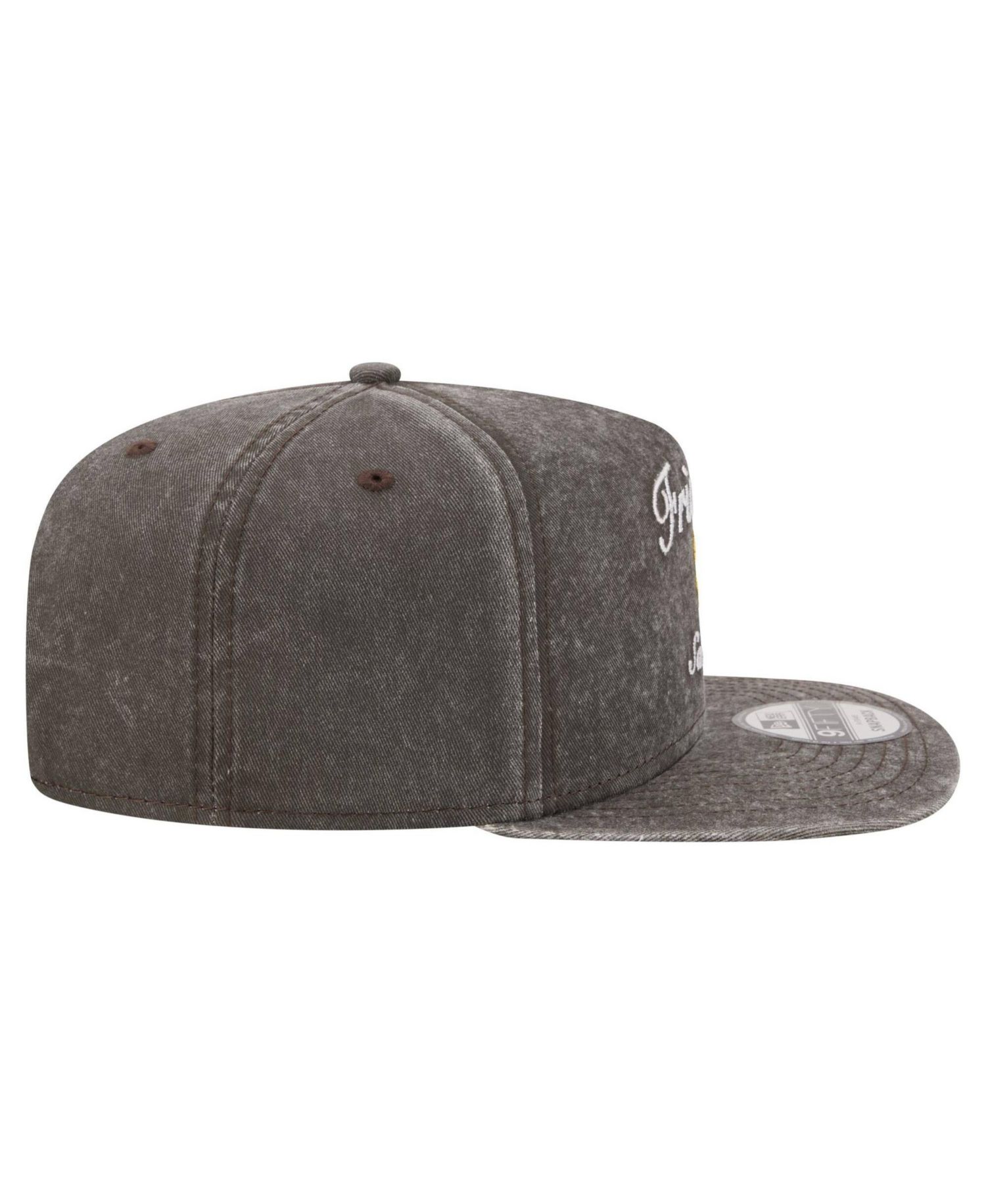 Men's Black San Diego Padres City Slogan A-Frame 9FIFTY Snapback Hat