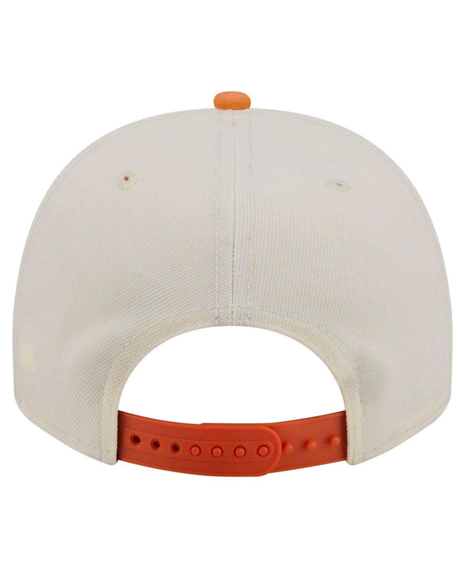 Men's Cream/Orange Miami Dolphins Washed A-Frame 9FIFTY Snapback Hat