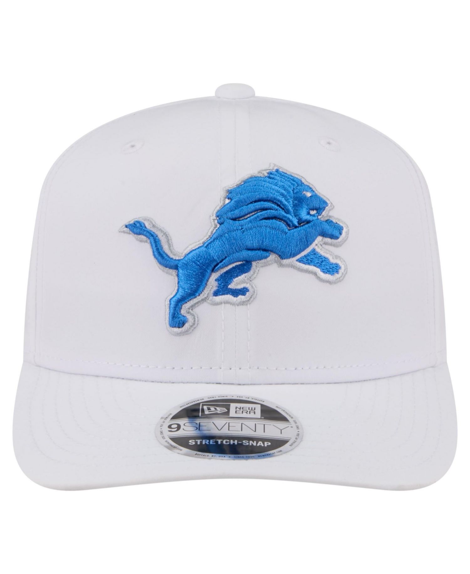 Men's White Detroit Lions Name Plate 9SEVENTY Adjustable Hat