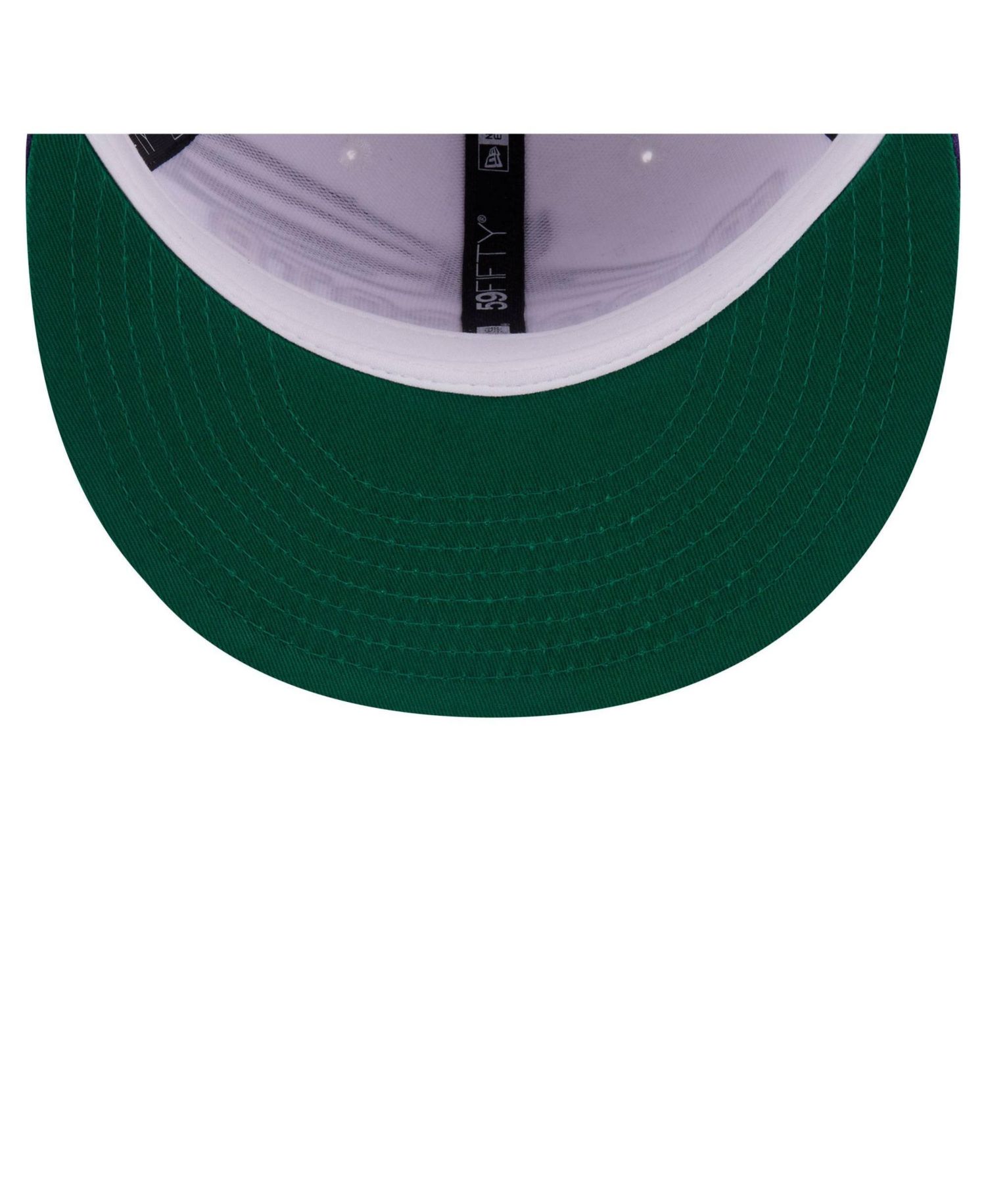 Men's White/Purple Minnesota Vikings Retro Swoop 59FIFTY Fitted Hat