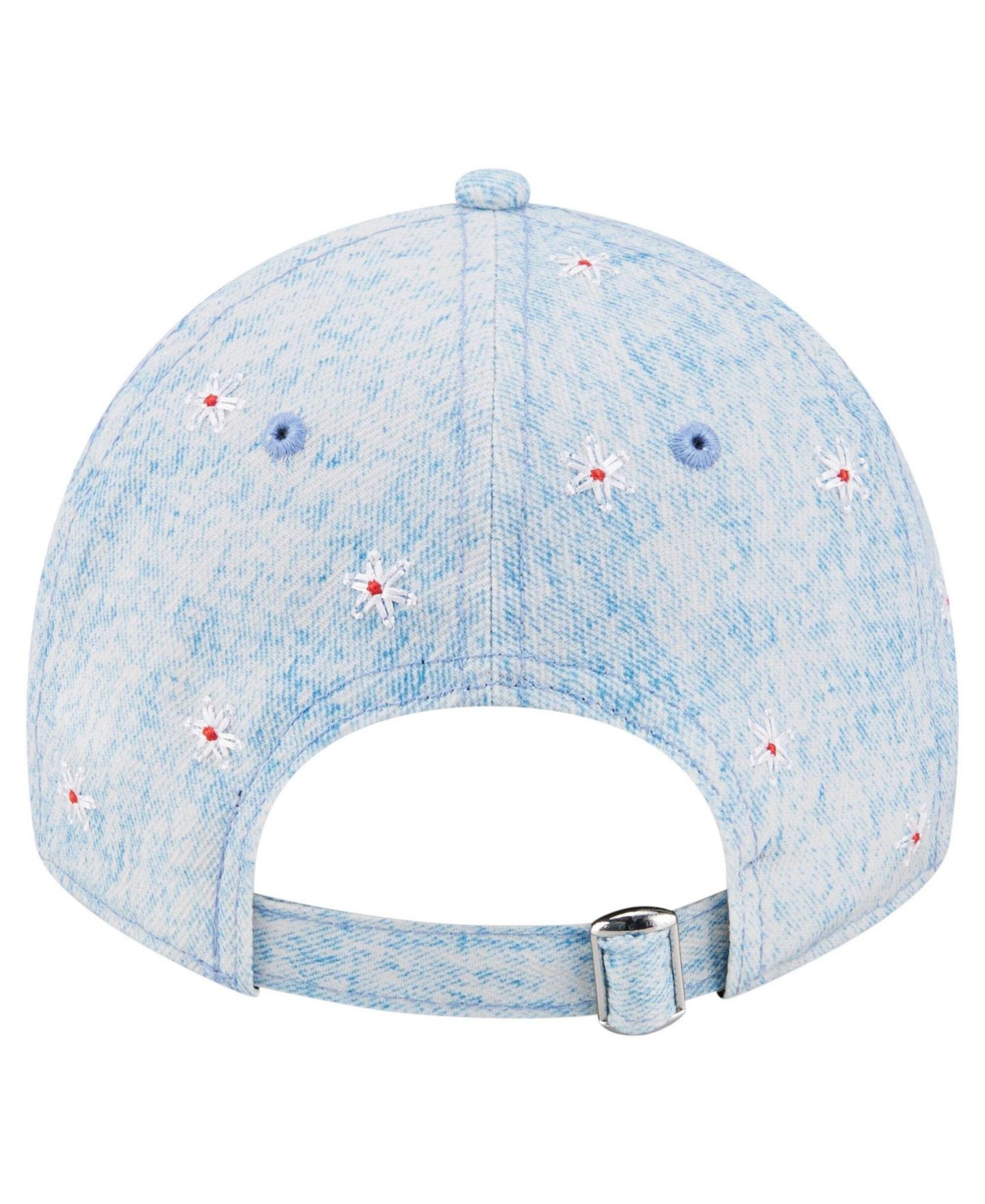 Женская кепка New Era Light Blue Washington Nationals Daisy All Over 9TWENTY Adjustable Hat — фото 4