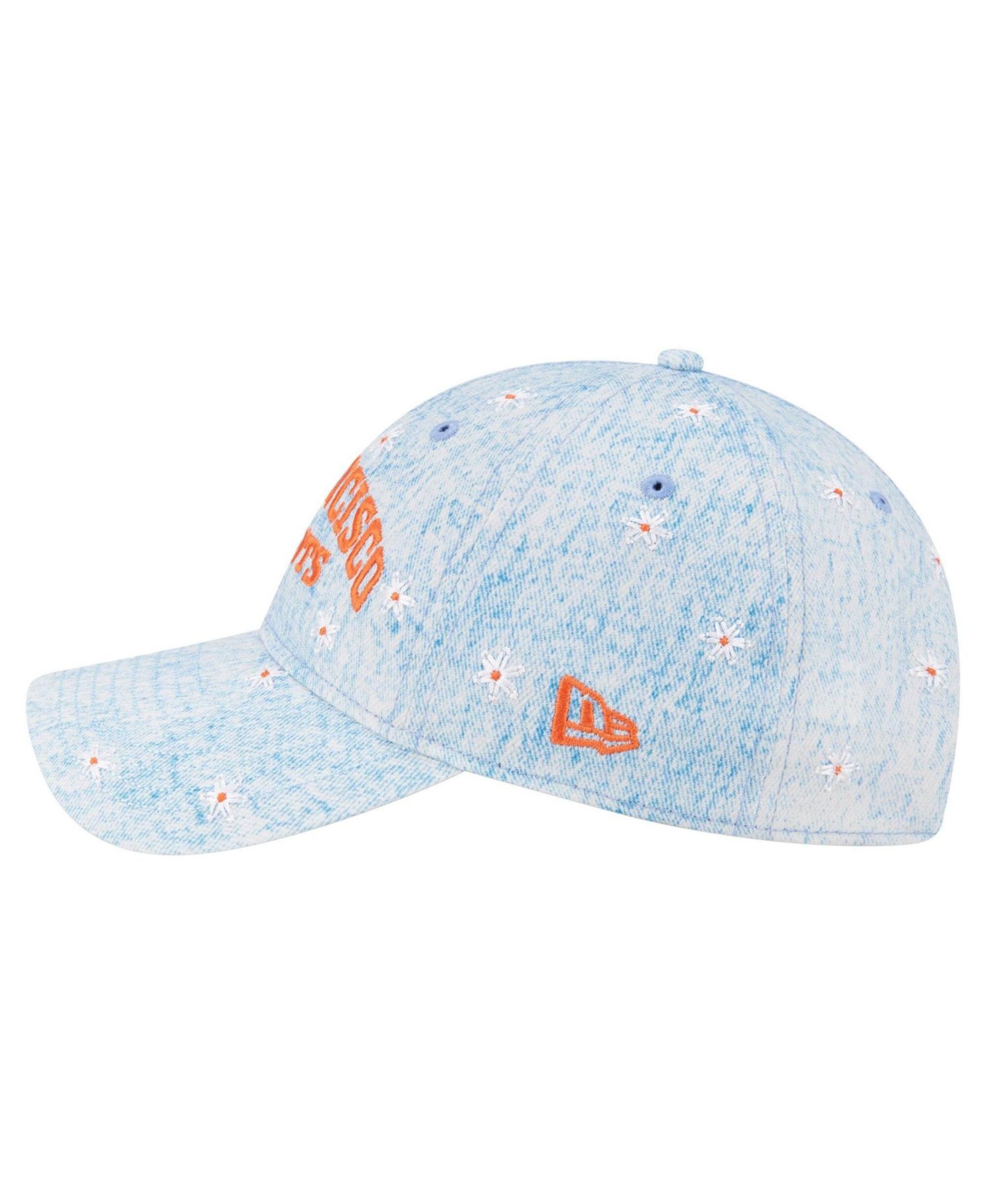 Women's Light Blue San Francisco Giants Daisy All Over 9TWENTY Adjustable Hat
