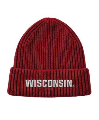 Men's and Women's Red Wisconsin Badgers 2026 Lambeau Field Collection Knit Cuffed Beanie Hat