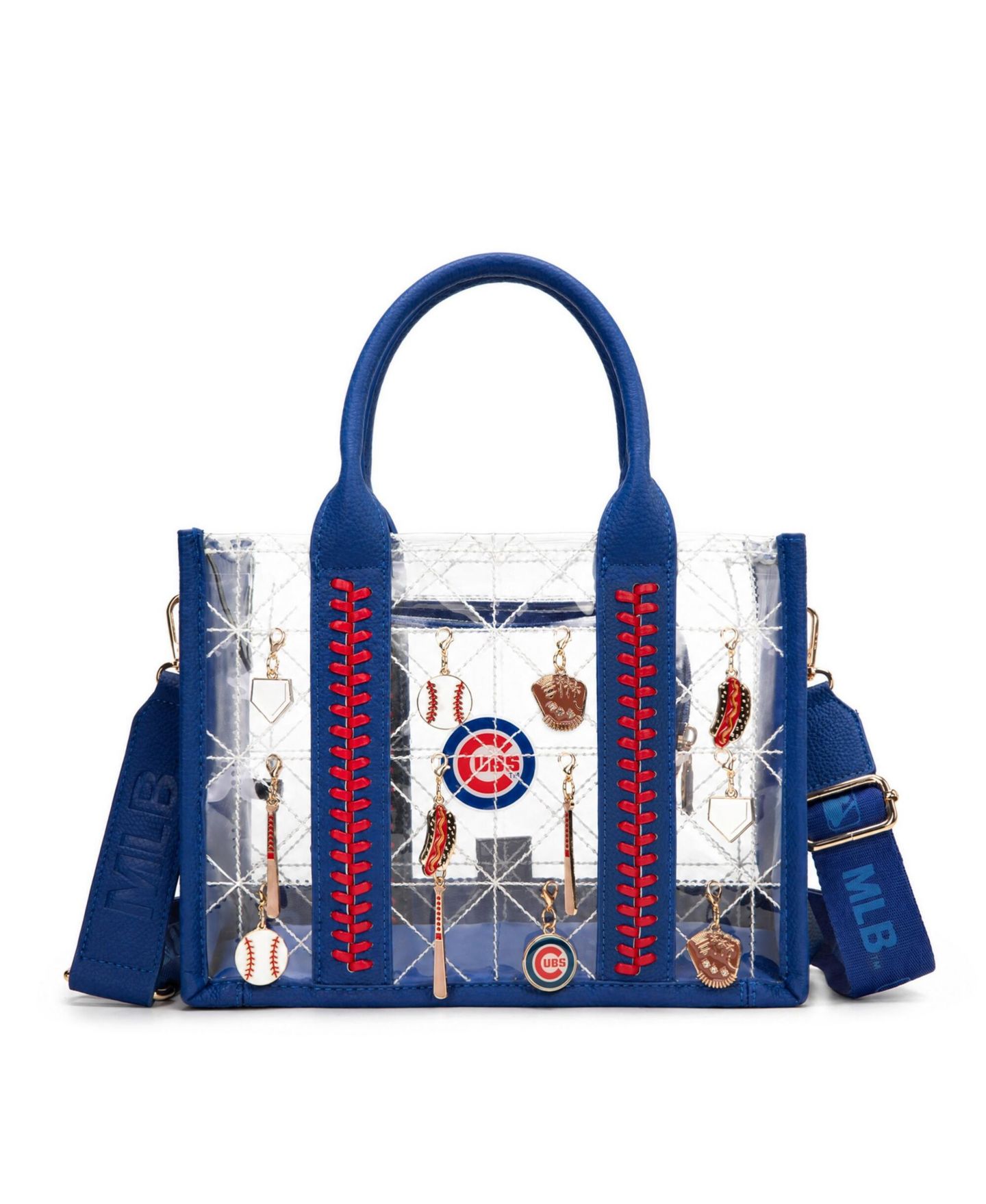 Женская сумка Montana West Chicago Cubs Charmed Whipstitch Tote — фото 2