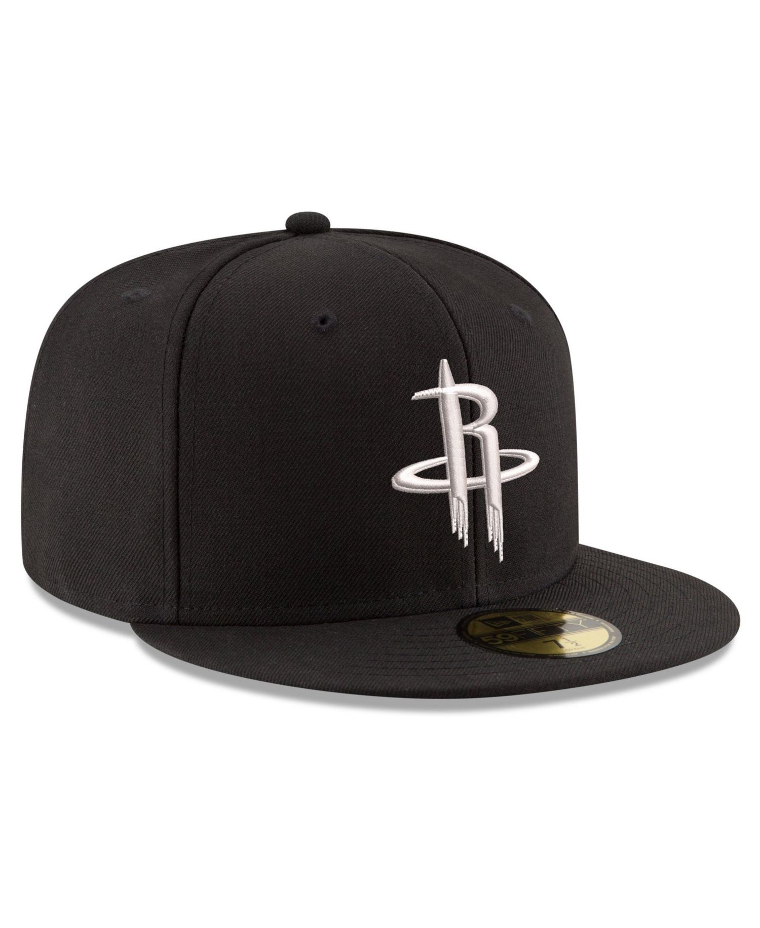 Men's Black Houston Rockets 59FIFTY Fitted Hat