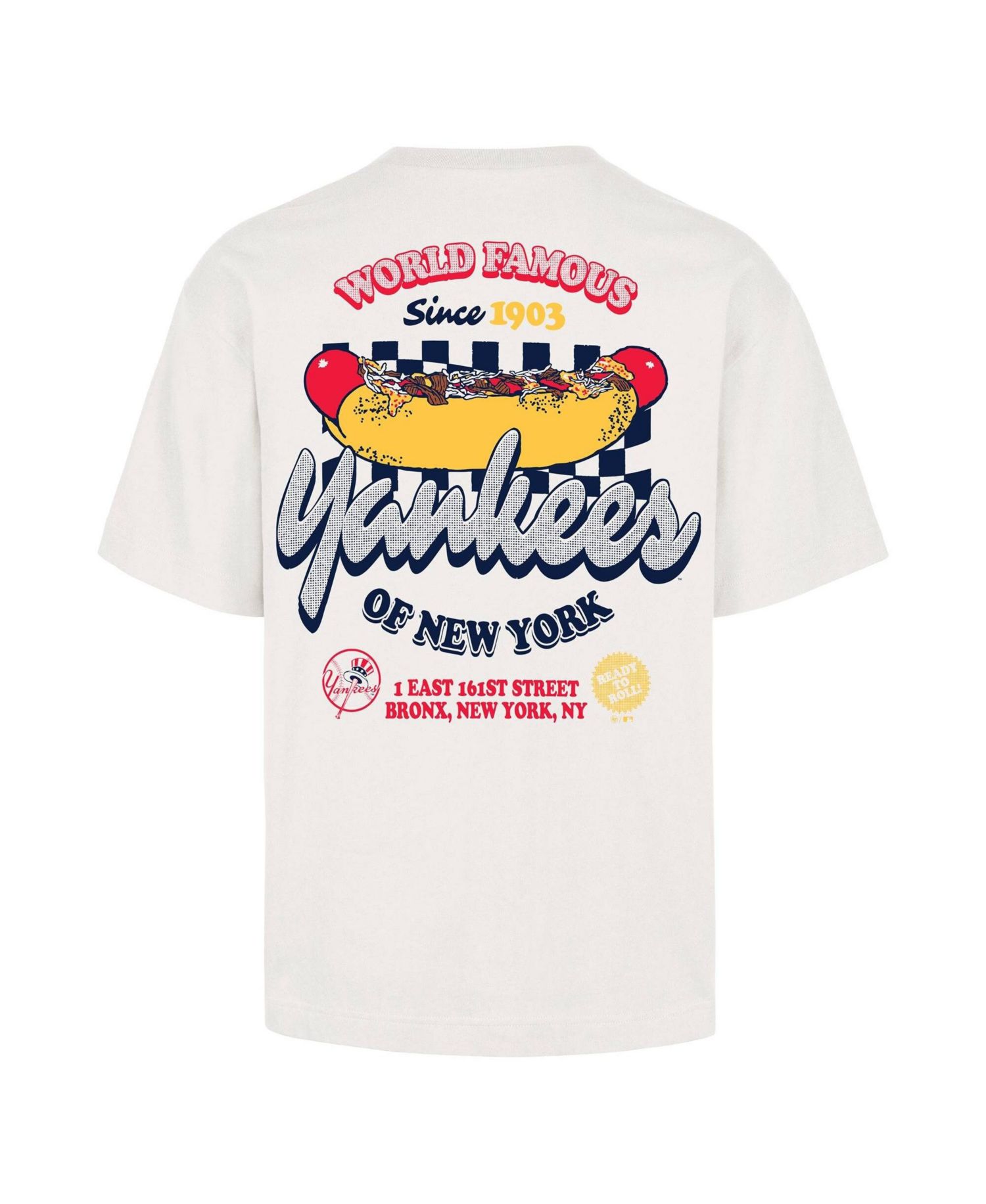 Men's Cream New York Yankees Glizzy T-Shirt