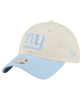 Women's Cream/Coastal Blue New York Giants 9TWENTY Adjustable Hat