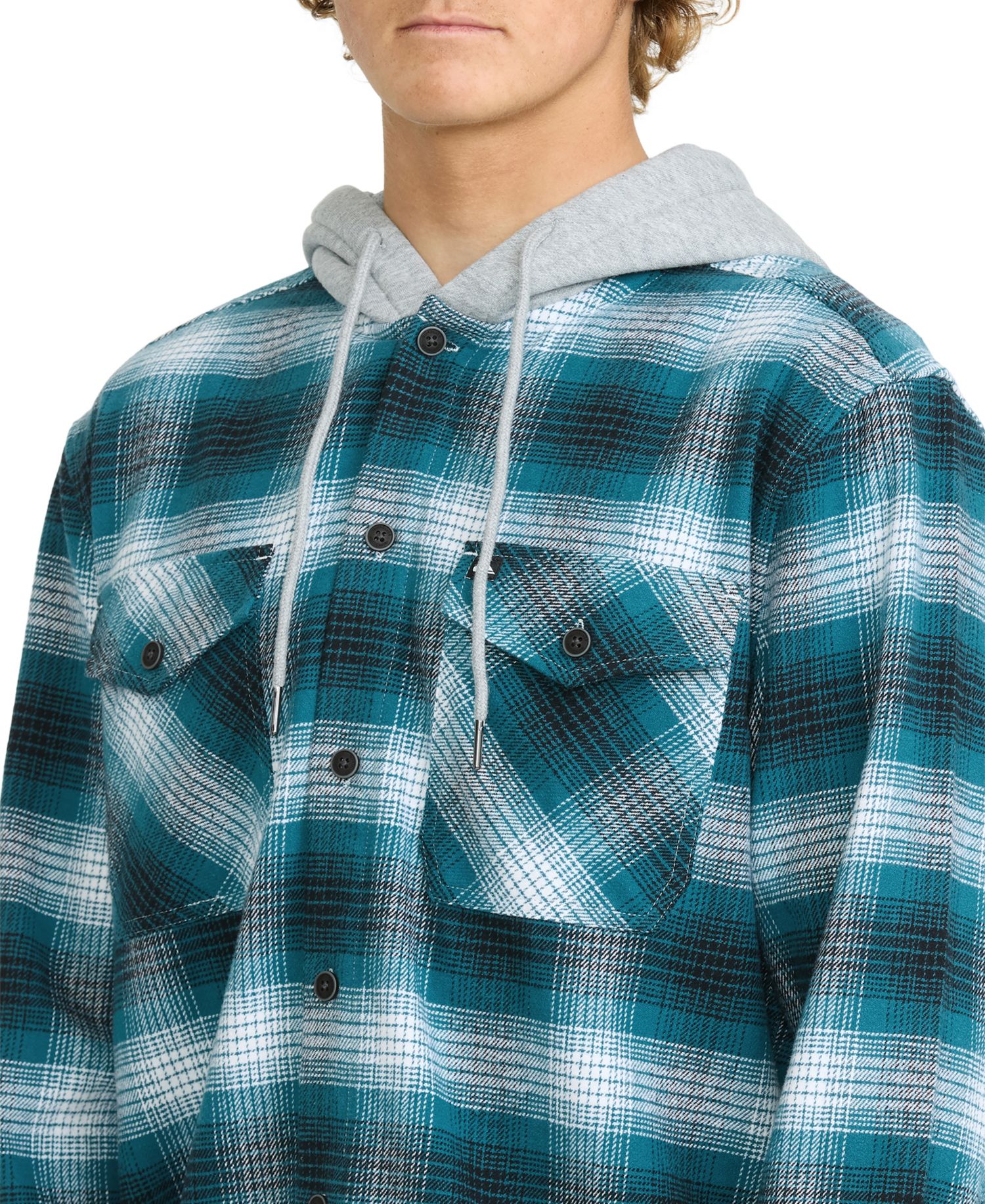 Men's Delton Hooded Flannel Shirt