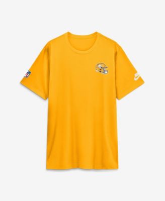 Men's Gold Pittsburgh Steelers Alt Legend Small Logo Dri-FIT T-Shirt