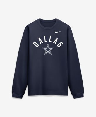 Men's Navy Dallas Cowboys Defensive Leader Club Fleece Sweatshirt