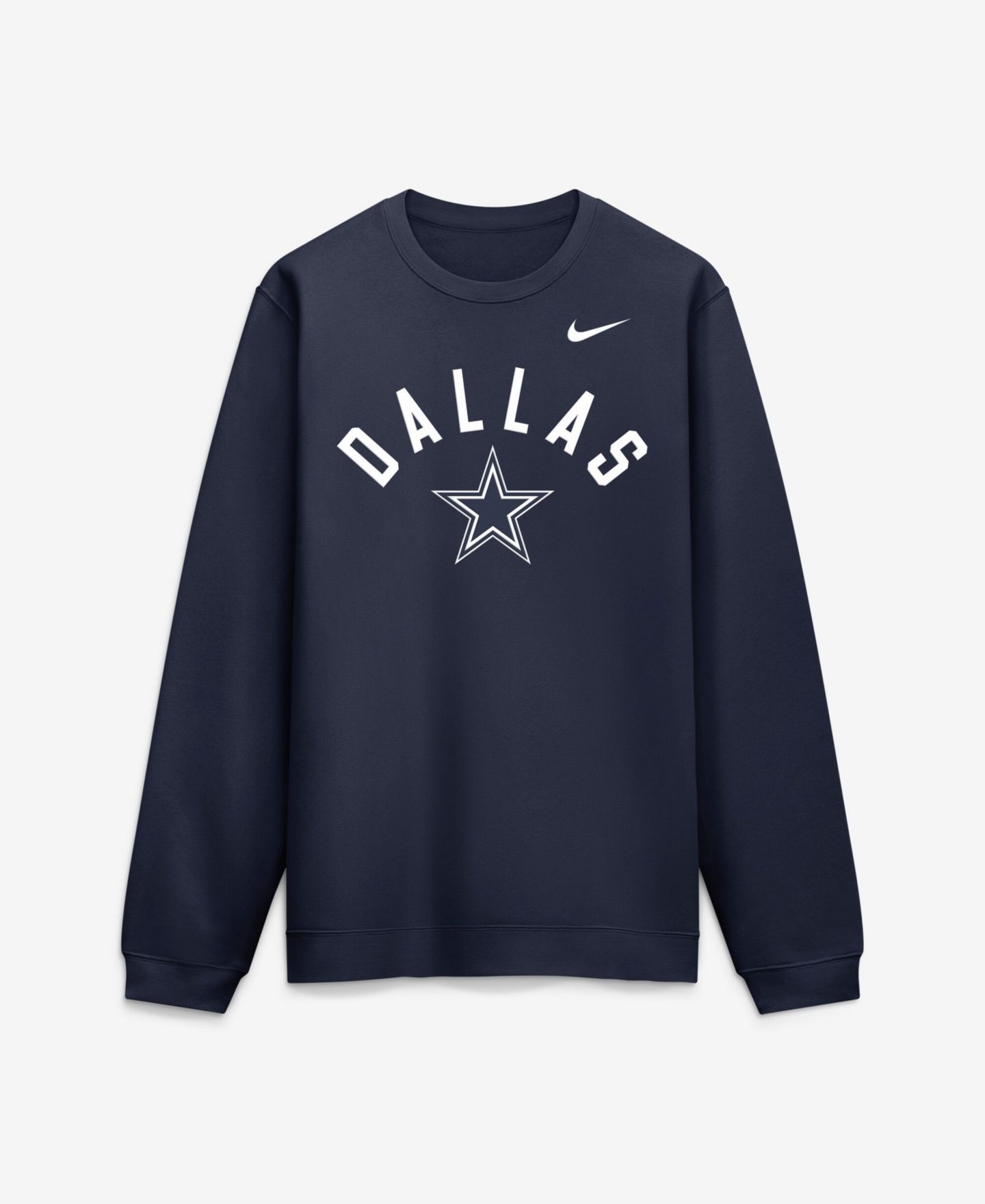 Мужской свитшот Nike Navy Dallas Cowboys Defensive Leader Club Fleece — фото 1