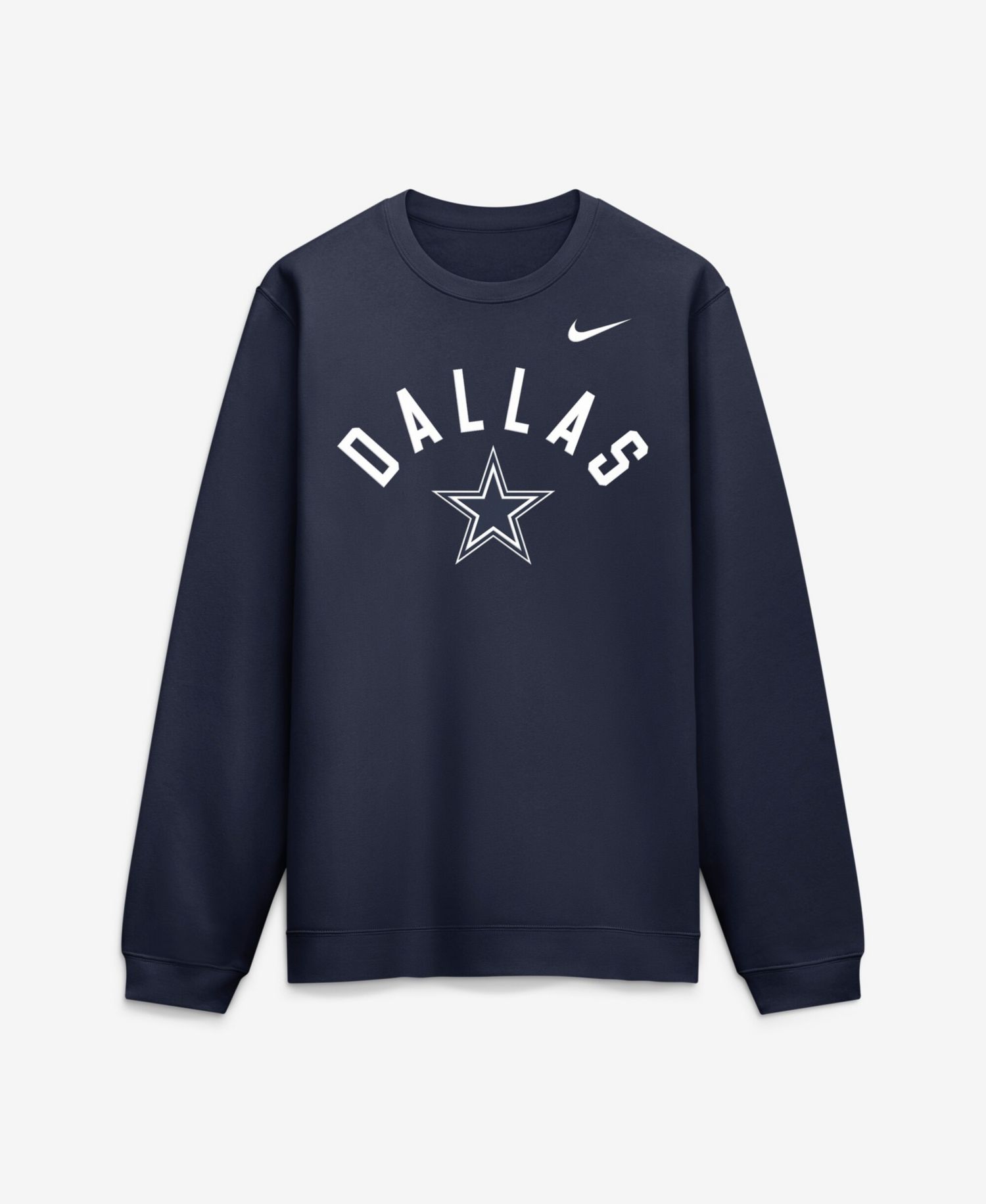Men's Navy Dallas Cowboys Defensive Leader Club Fleece Sweatshirt