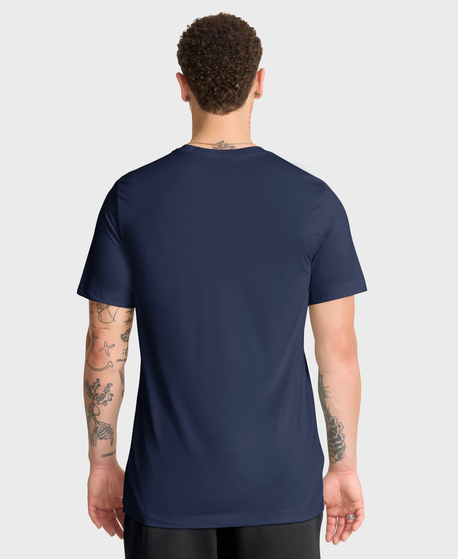 Men's Navy Cleveland Guardians City Connect Team Phrase Script Dri-FIT T-Shirt