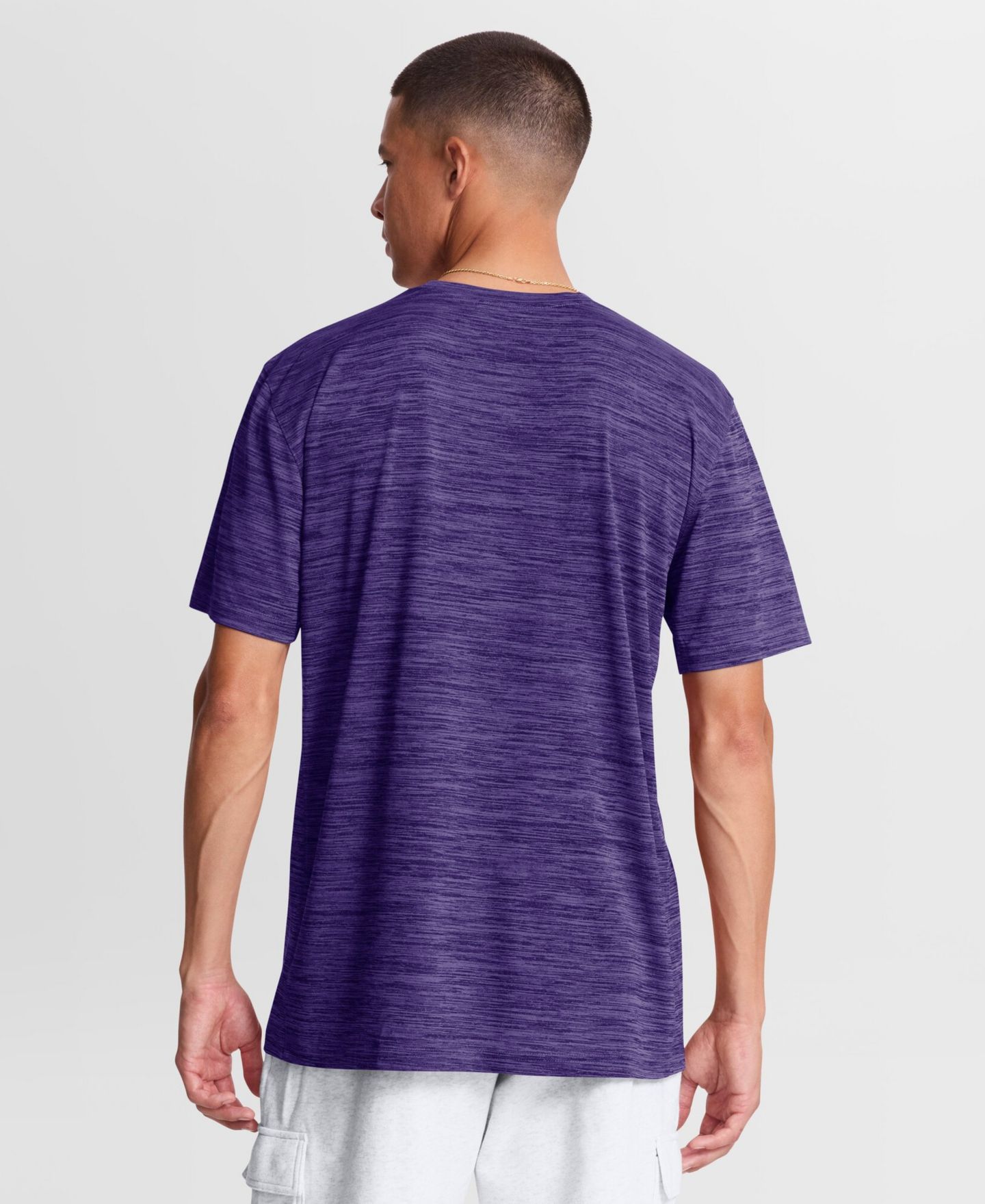 Мужская футболка Nike Purple LSU Tigers Sideline Velocity Dri-FIT — фото 4