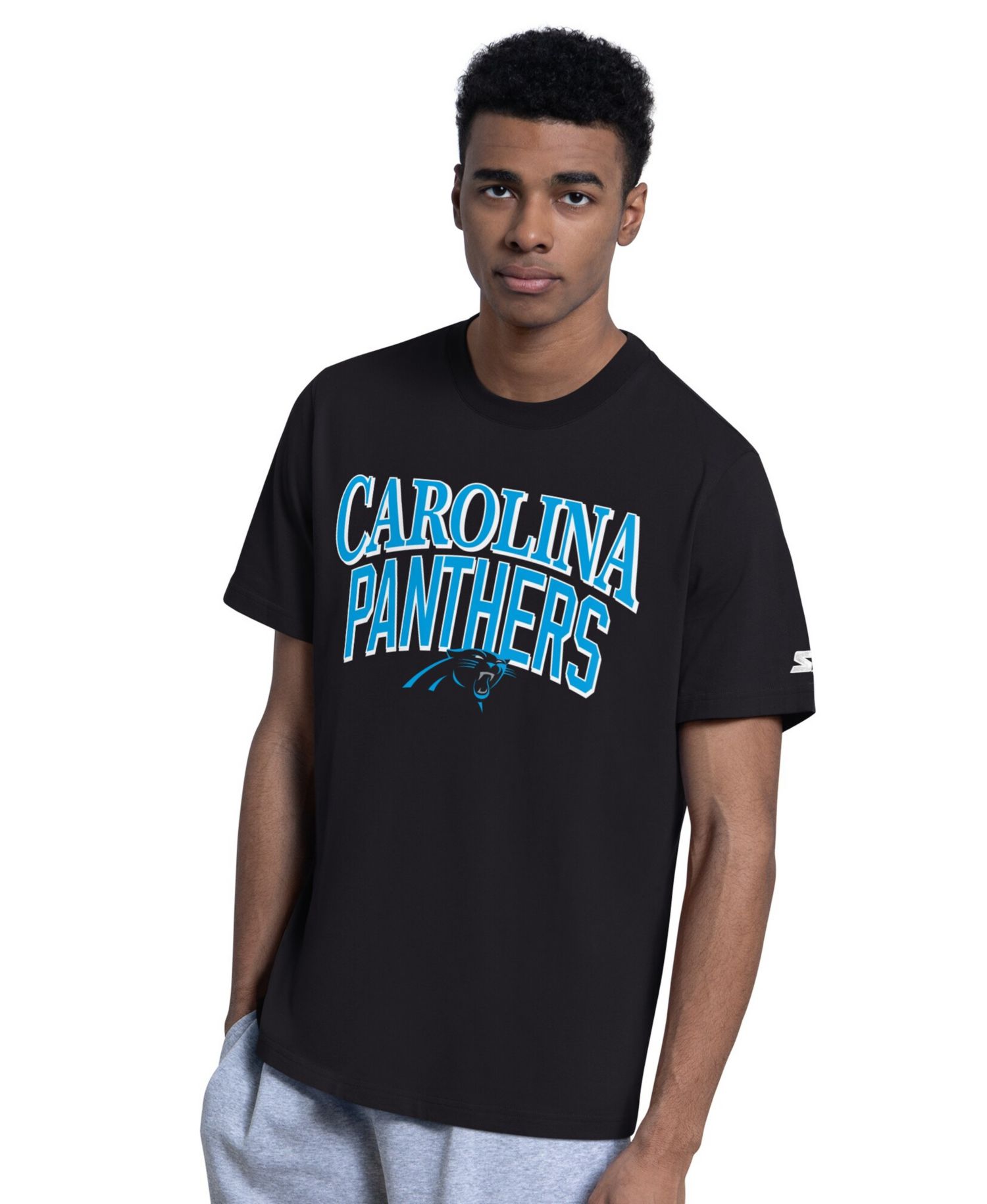 Men's Black/Gray Carolina Panthers Two-Pack Logo T-Shirt Set