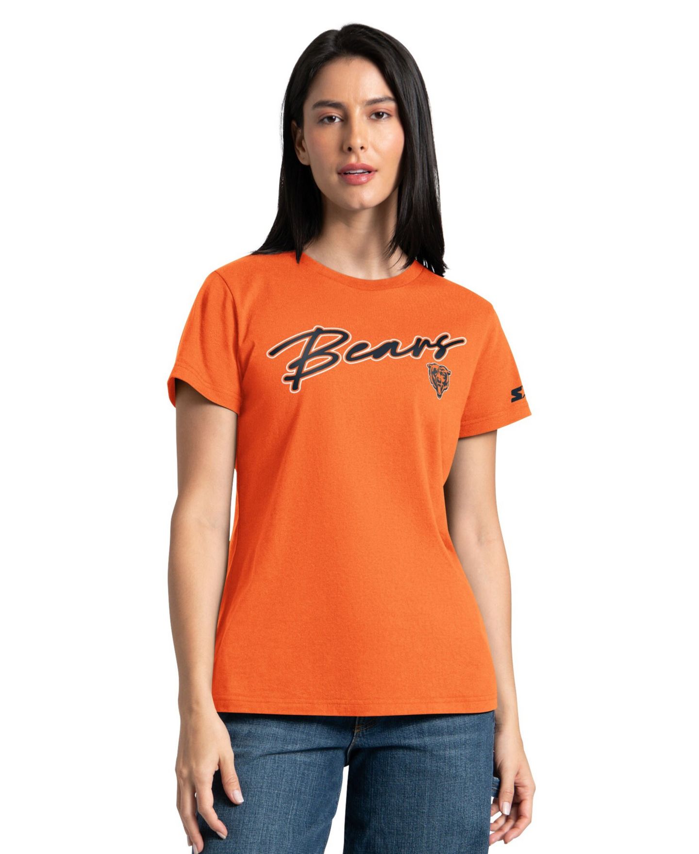 Женские футболки Starter Navy/Orange Chicago Bears Combo Pack — фото 3
