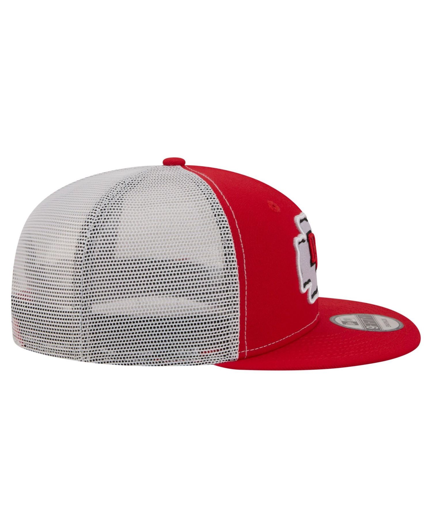 Men's Red Kansas City Chiefs Core Team 9FIFTY Trucker Snapback Hat