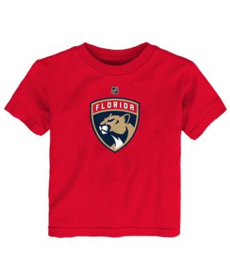 Baby Boys and Girls Red Florida Panthers Primary Logo T-Shirt
