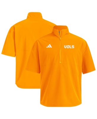 Men's Tennessee Orange Tennessee Volunteers Woven Quarter-Zip Short Sleeve Pullover