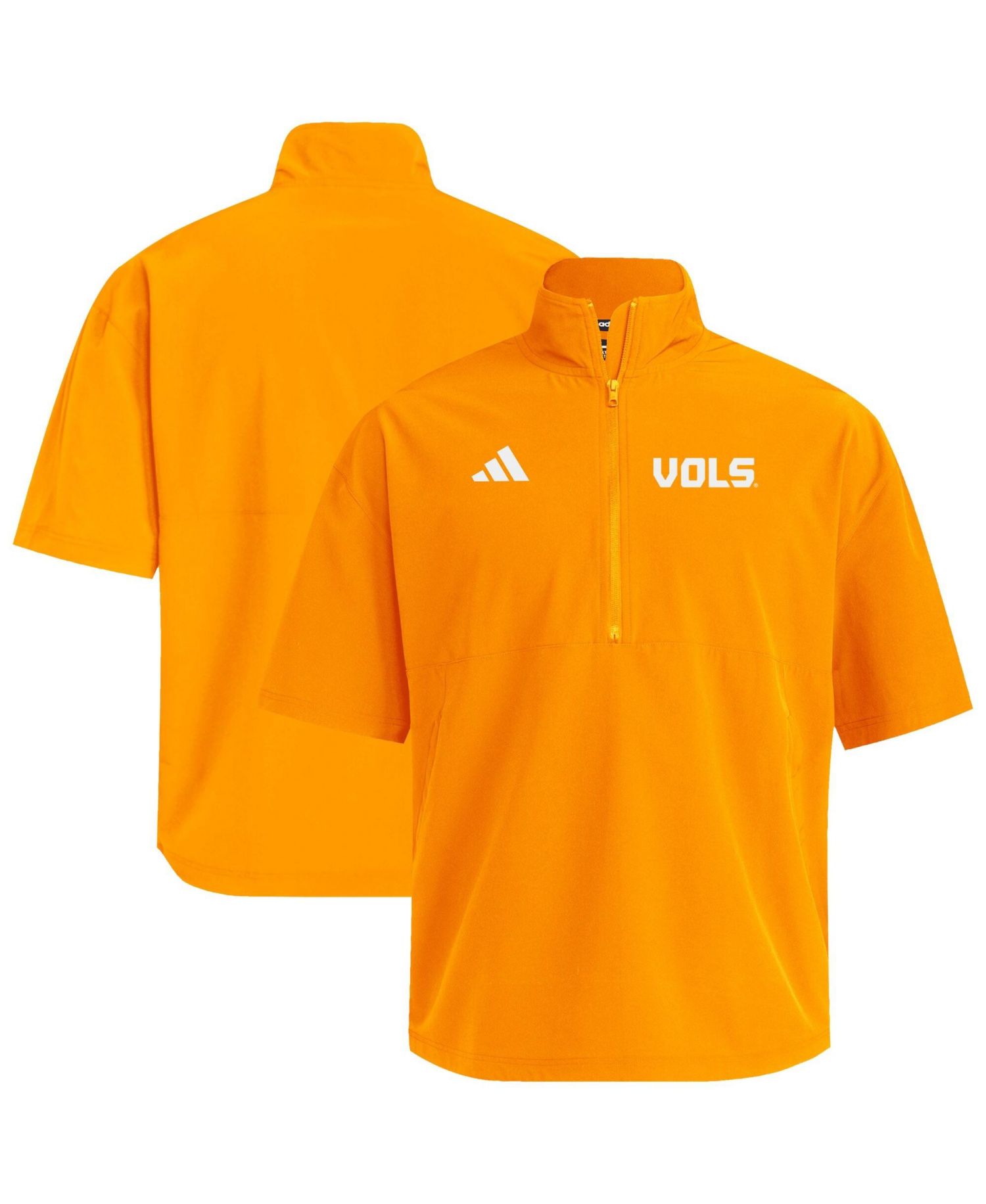 Men's Tennessee Orange Tennessee Volunteers Woven Quarter-Zip Short Sleeve Pullover