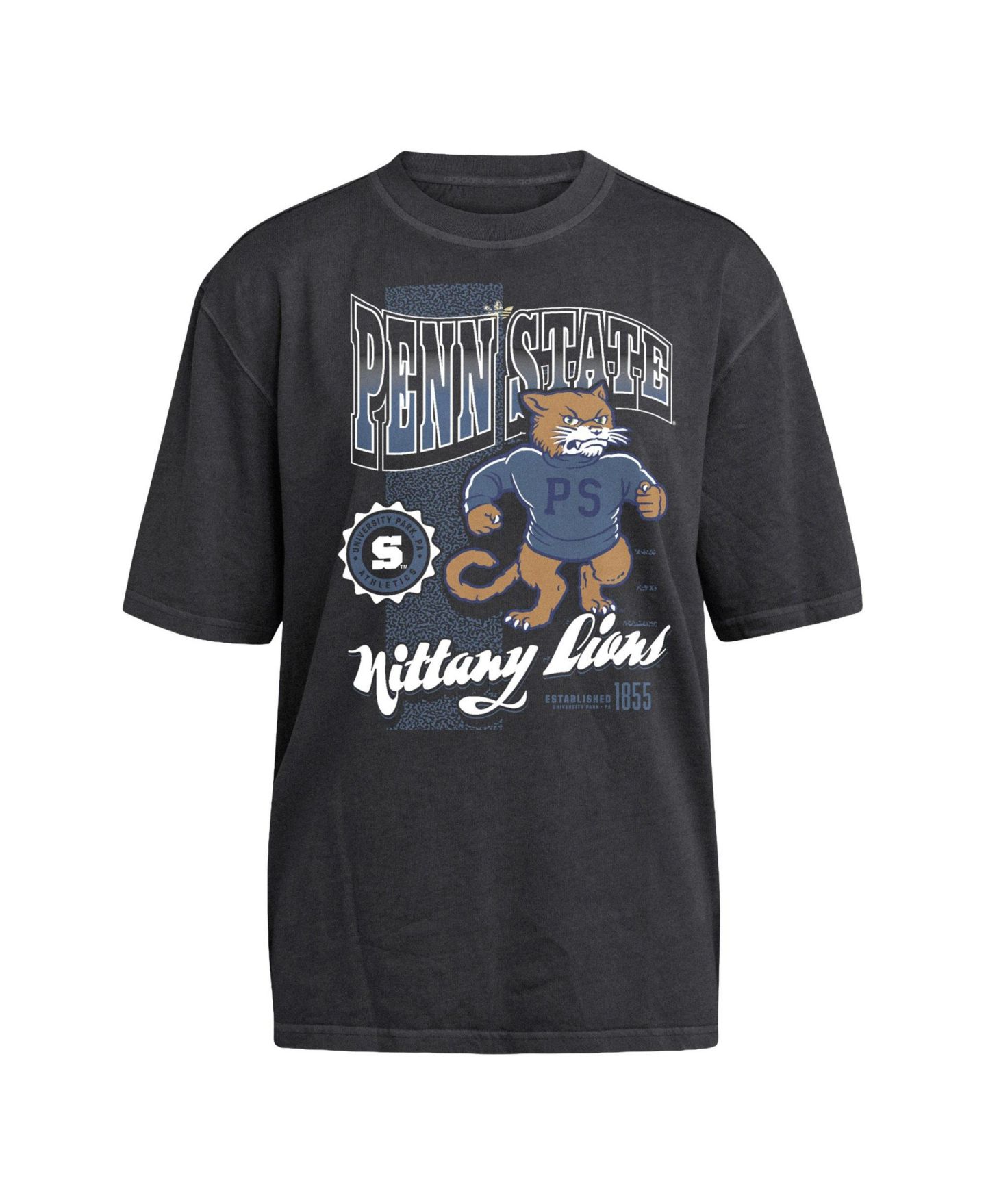 Женская футболка adidas Penn State Nittany Lions Oversized — фото 2