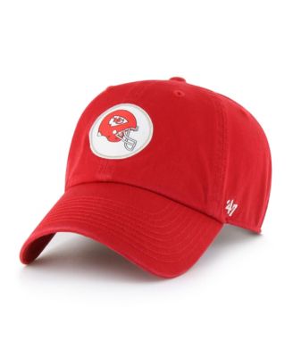 47 Brand Men's Red Kansas City Chiefs Hard Hat Clean Up Adjustable Hat