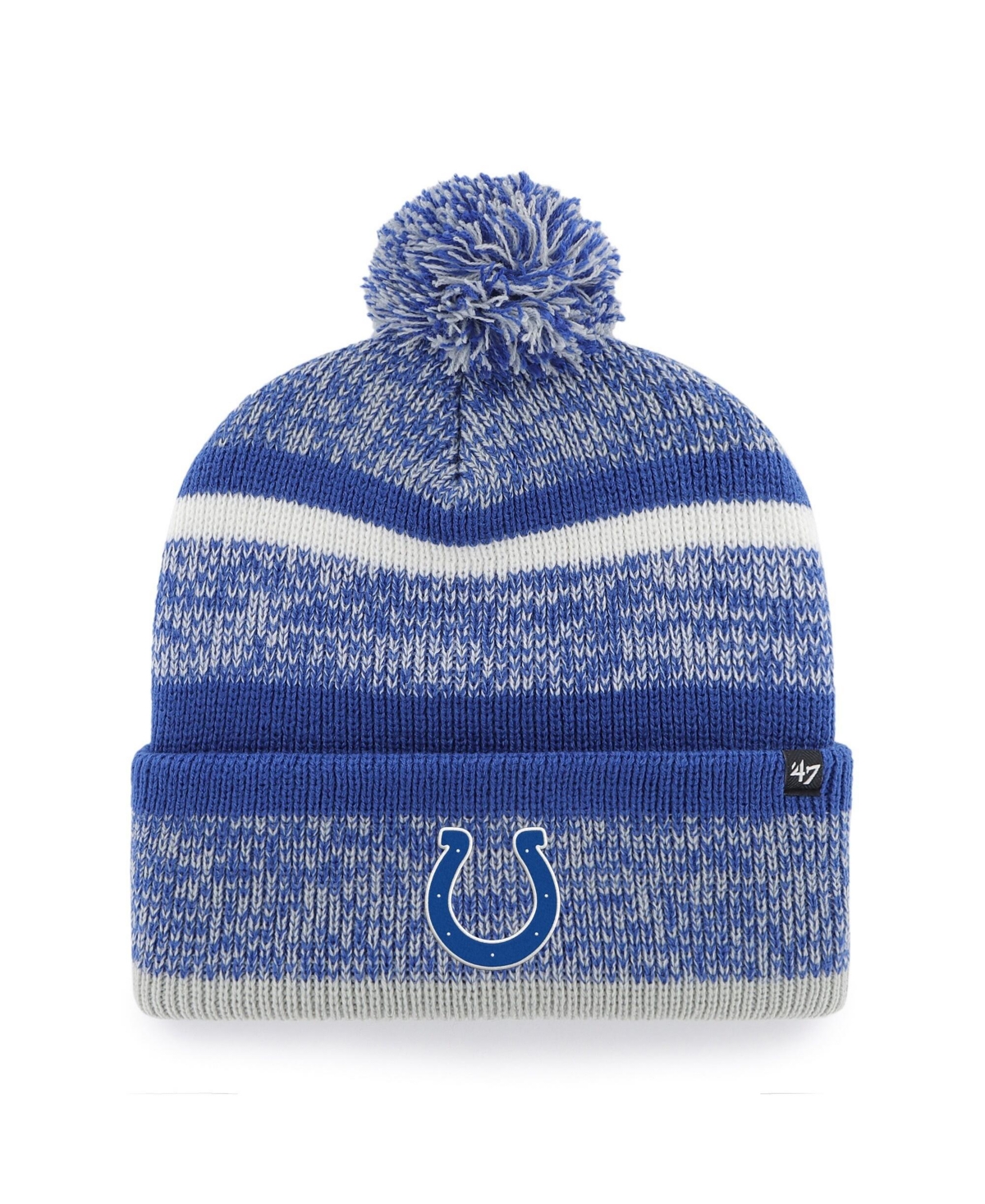 '47 Brand Men's Royal Indianapolis Colts Northward Cuffed Knit Pom Hat - Royal