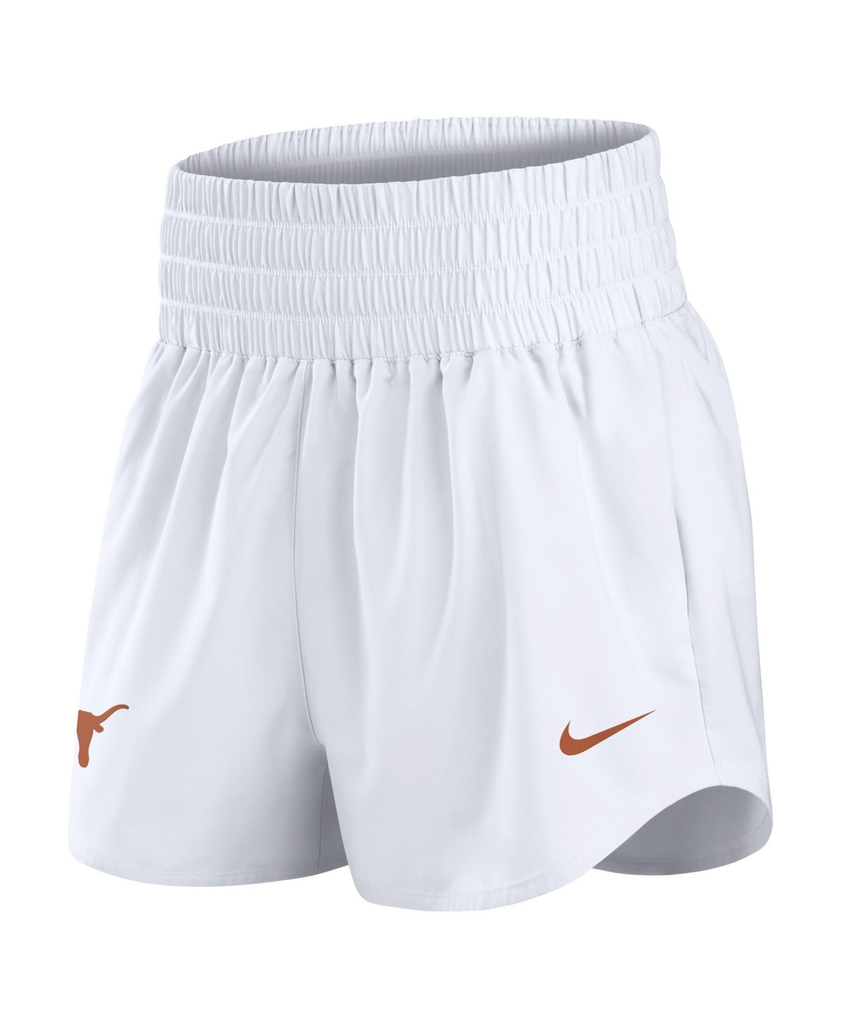 Nike Women's White Texas Longhorns Performance One Dri-fit High-Rise Shorts
