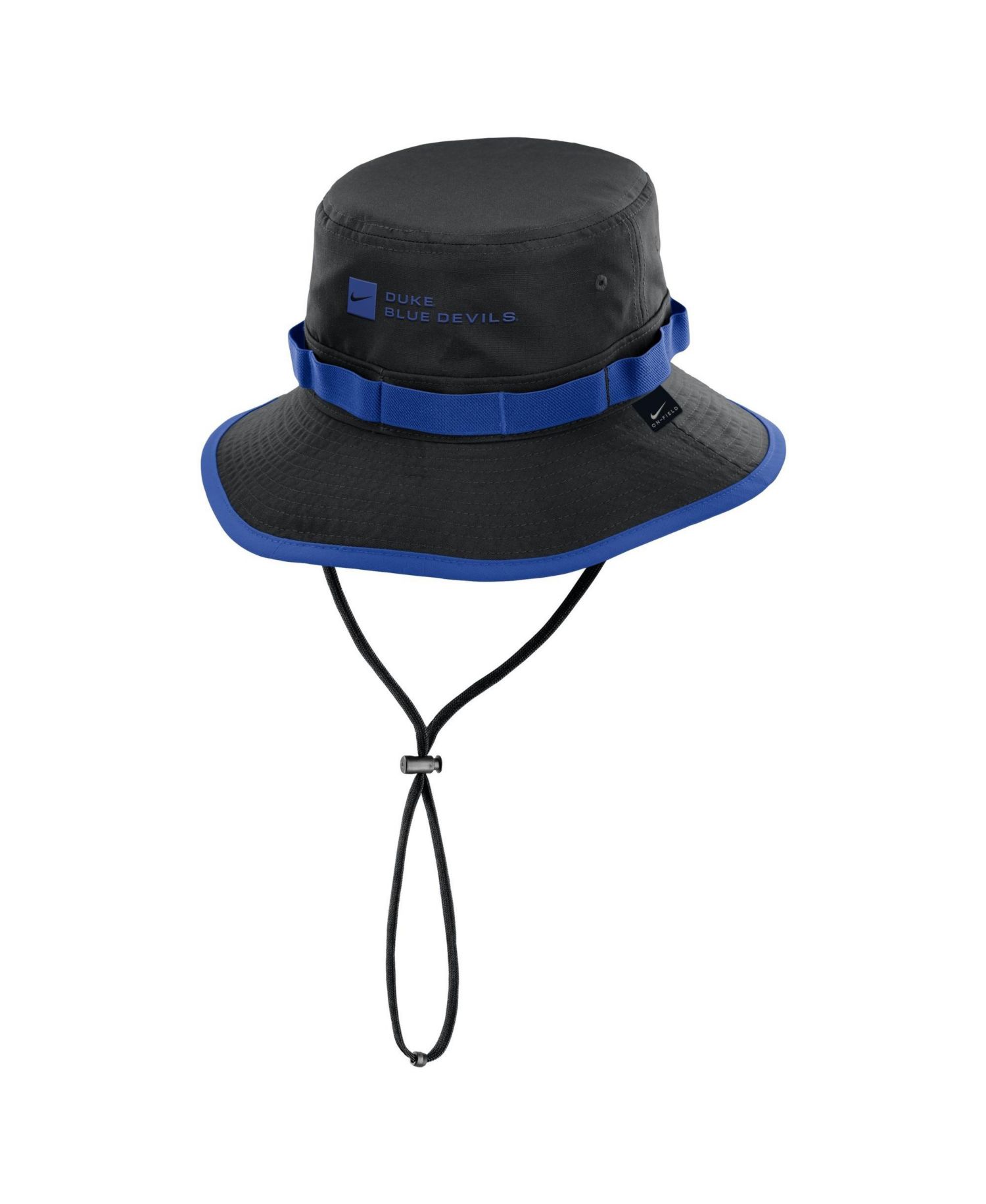 Men's Black Duke Blue Devils 2026 Sideline Apex Boonie Bucket Hat