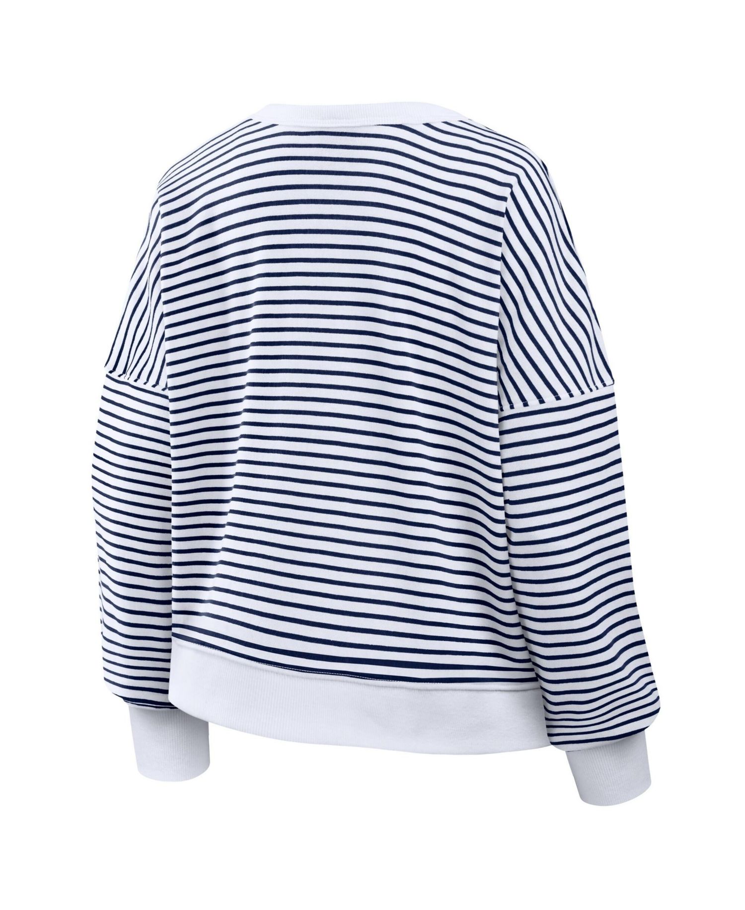 Women's Seattle Seahawks Striped Oversized Sweatshirt