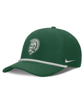 Men's and Women's Green Michigan State Spartans Rope Rise Adjustable Hat