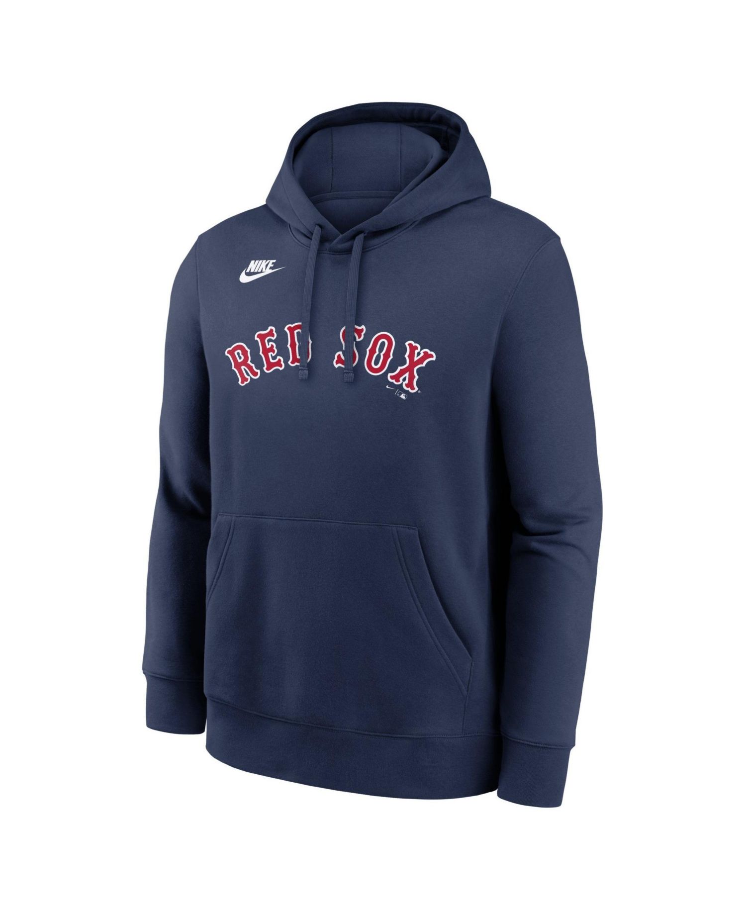 Men's Navy Boston Red Sox Cooperstown Collection Wordmark Club Hoodie
