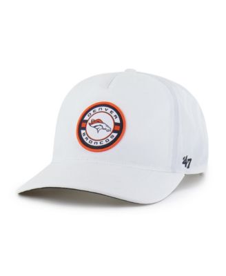 Men's White Denver Broncos Strand Adjustable Hitch Hat