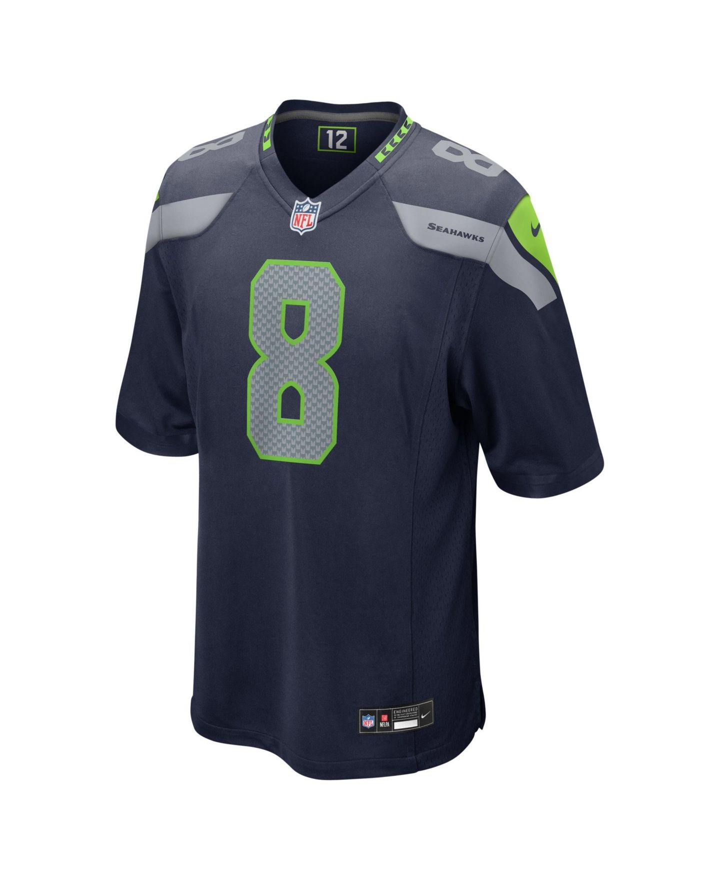 Мужской топ Nike Jadarian Price College Navy Seattle Seahawks 2026 NFL Draft First Round Pick No. 32 Team Game Jersey — фото 5