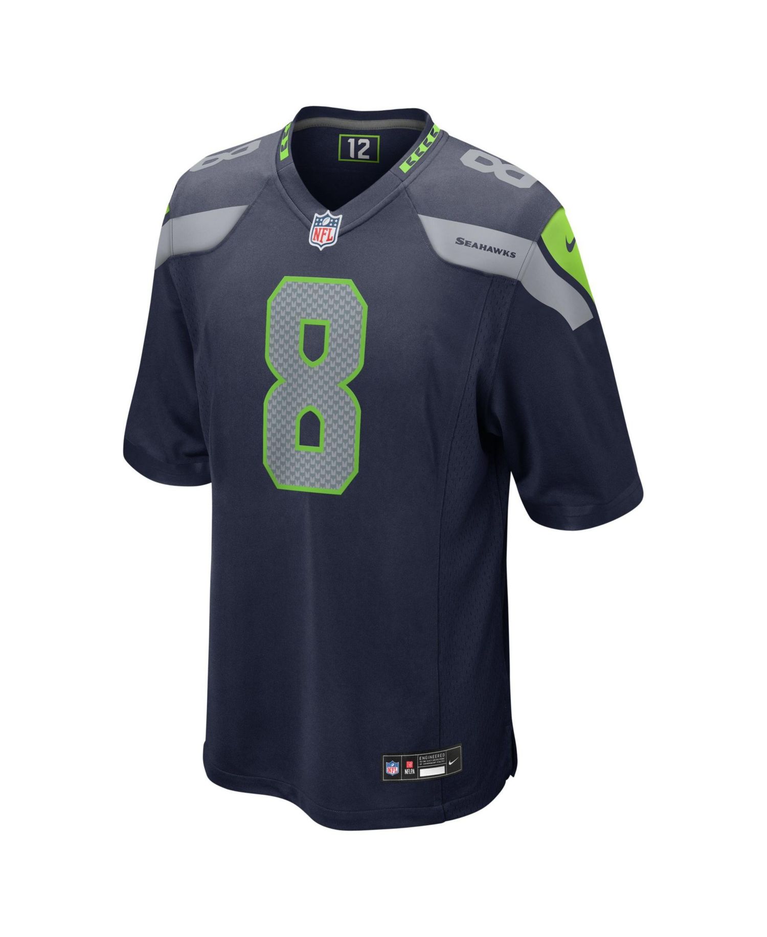Men's Jadarian Price College Navy Seattle Seahawks 2026 NFL Draft First Round Pick No. 32 Team Game Jersey