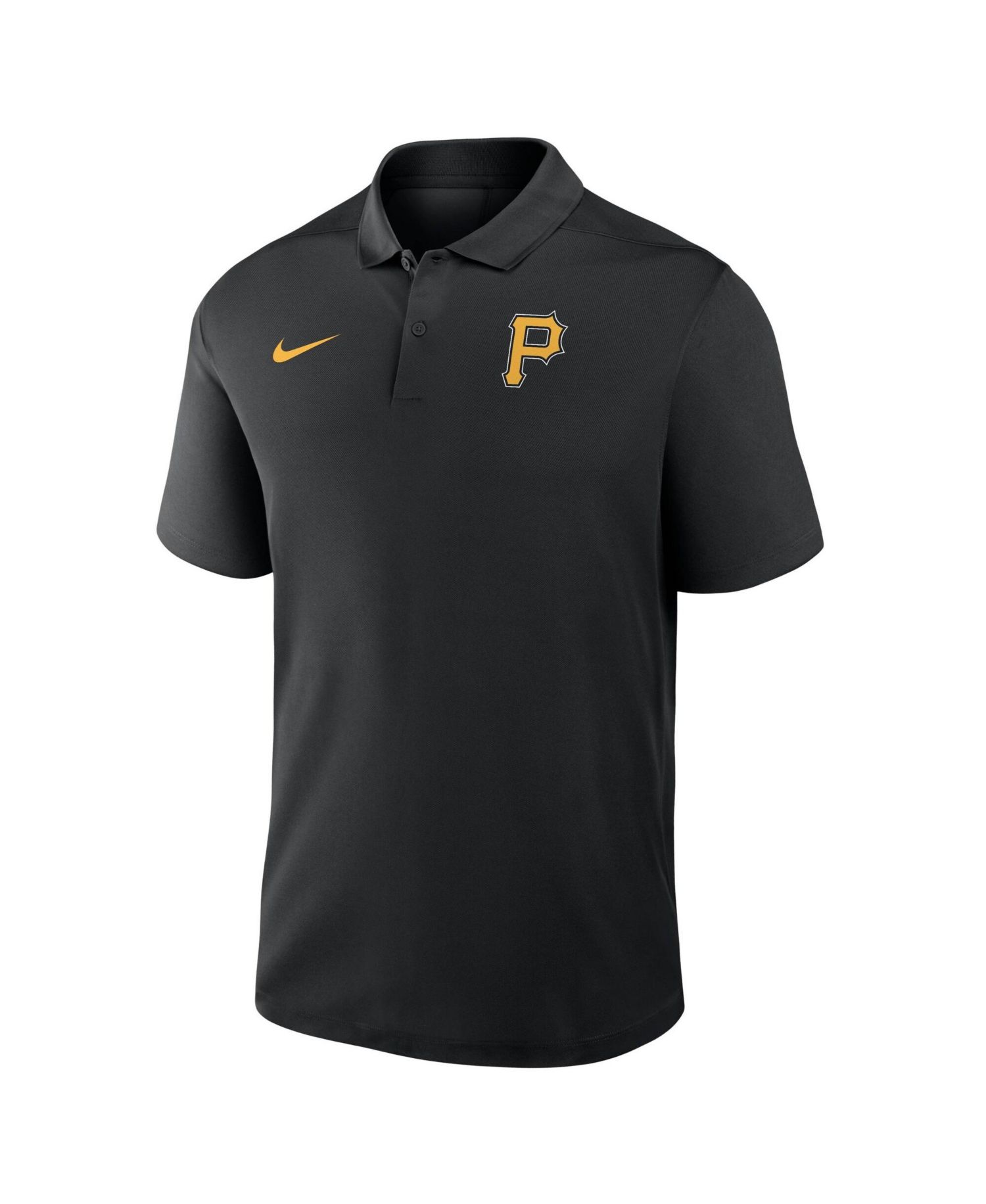 Men's Black Pittsburgh Pirates Dri-FIT Victory Polo Shirt