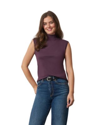 Women's Extended Shoulder Mock Neck Sweater
