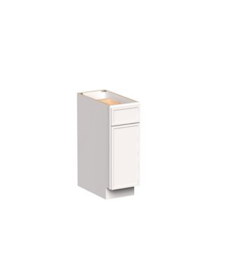  Single Base Cabinet with Full Overlay HDF Door and Dovetail Drawer