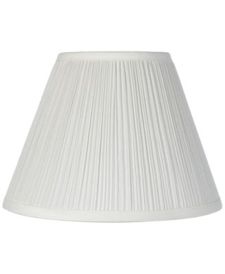 6" Top x 12" Bottom x 9" Slant Lamp Shade Replacement Small Empire Round Traditional Pleated Spider Harp Finial