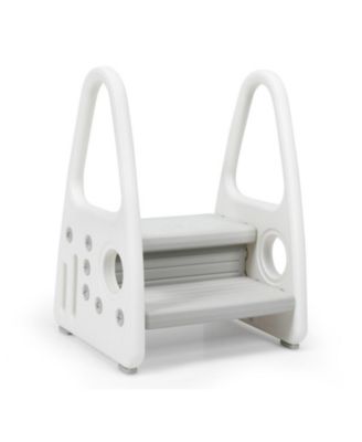 Toddler Step Stool Learning Helper with Armrests for Potty and Sink Training