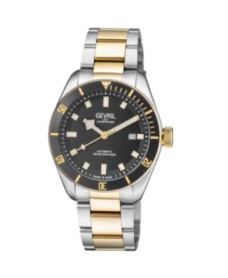 Men's Swiss Made Yorkville Swiss Automatic Two tone Stainless Steel Bracelet Watch