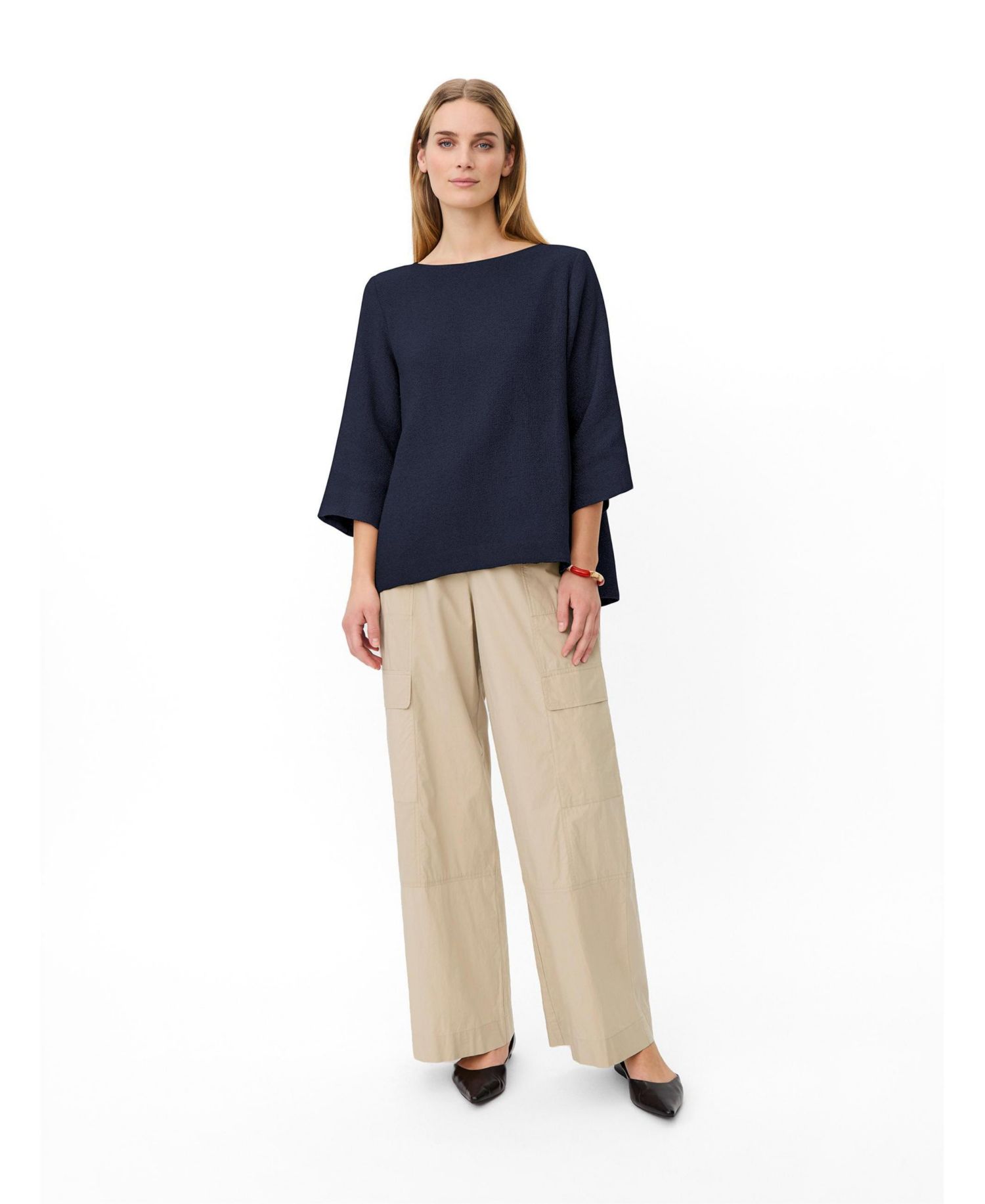 Women's Dovinia 3/4 Sleeve Round Neck Blouse