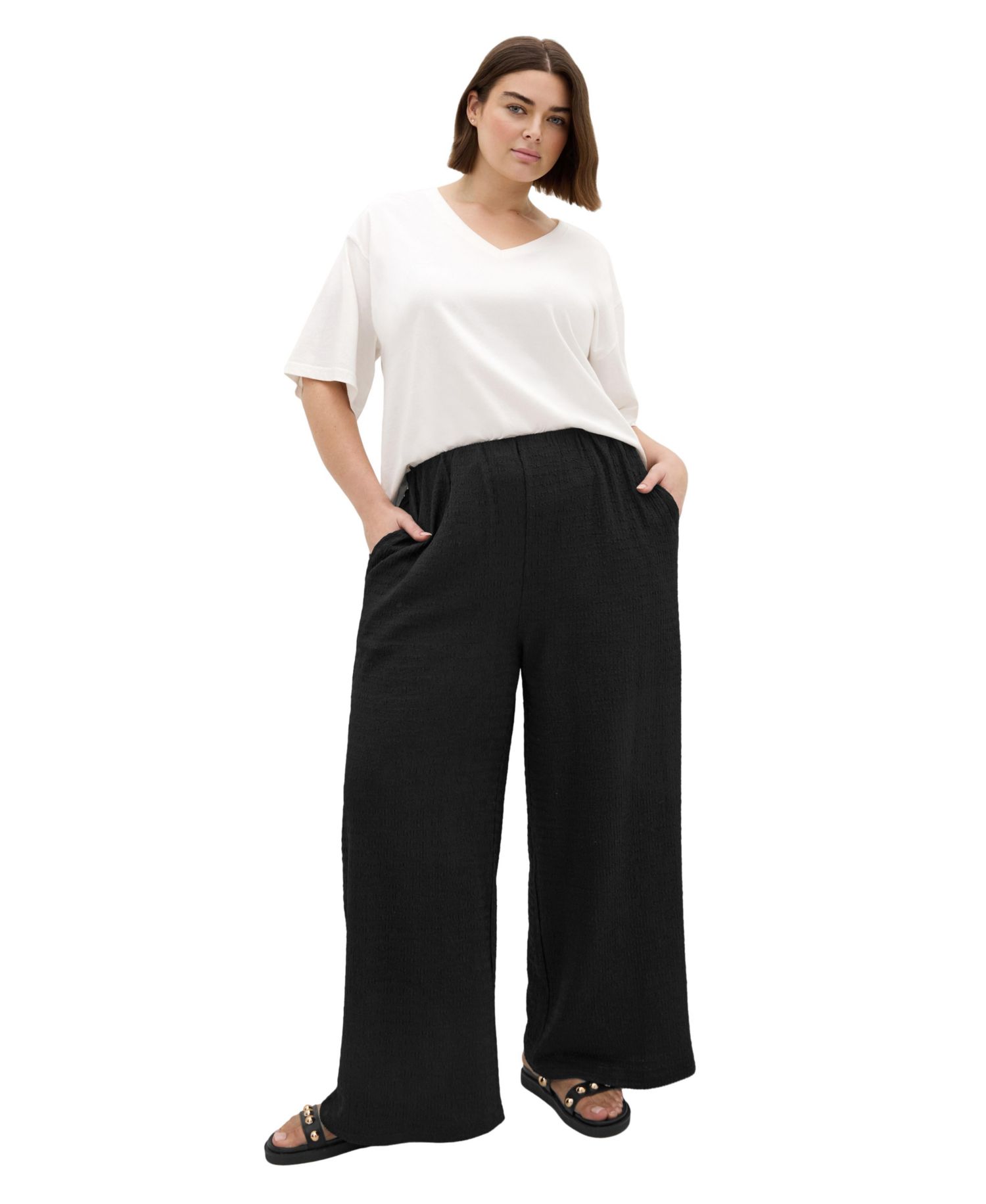 Plus Size Brianna Wide Leg Pant