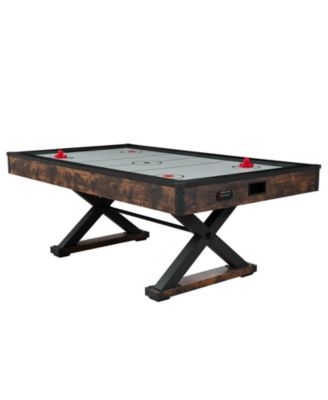 84 in Air Hockey Game Table with High-Powered Blower Electronic Scorer 2 Pushers and 2 Pucks