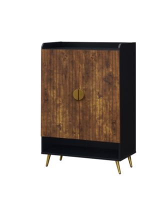 44in Tall 7-Tier Shoe Storage Cabinet with Adjustable Shelves and Doors for Entryway