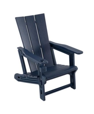 HDPE Outdoor Adirondack Chairs with Cup Holder