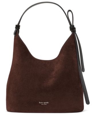 Loop Small Suede Carryall Hobo Bag