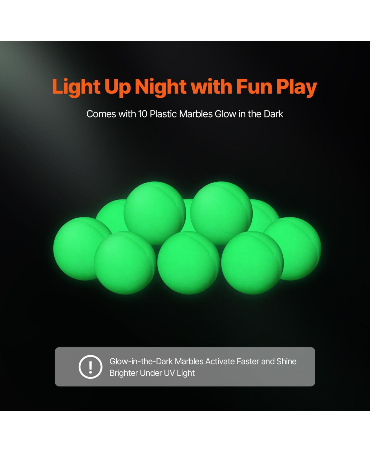 Детский конструктор SUGIFT Glow-in-the-Dark Easy-Connect 110-Piece Marble Run Building Set, Ages 3+, цвет: Assorted Pre-Pack — фото 5