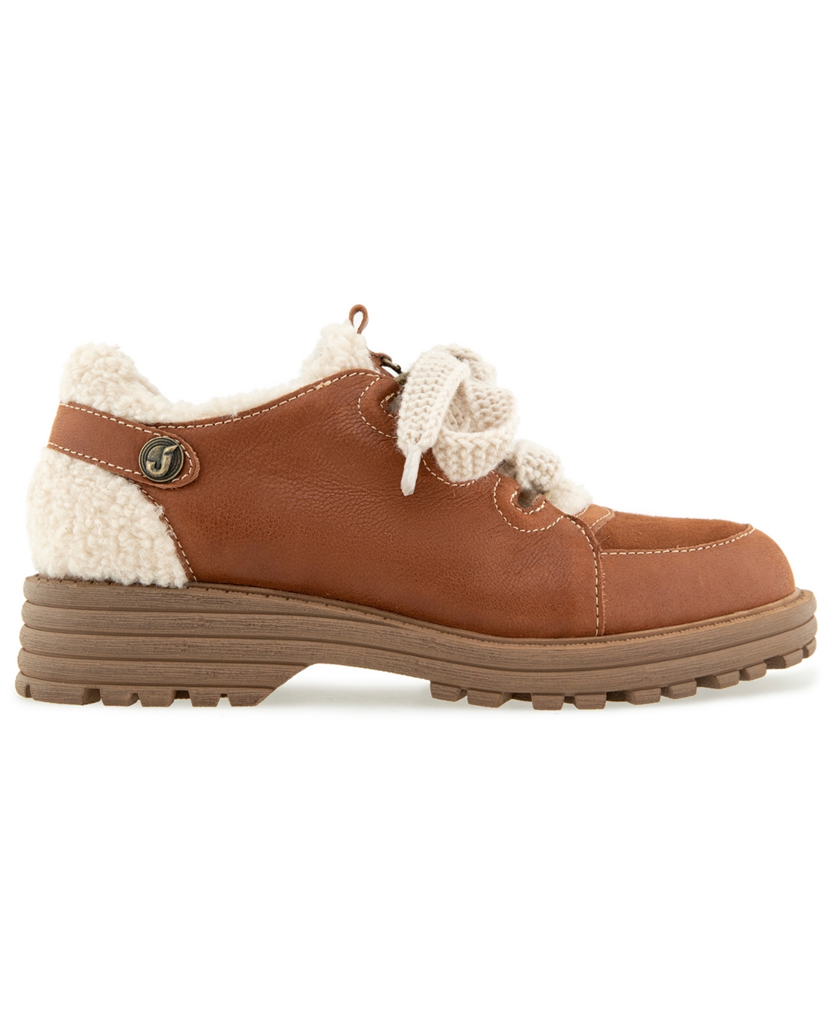 Jambu Women's Lace-Up Round Toe Shoes